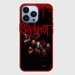 Чехол для iPhone 13 Pro SLIPKNOT СЛИПКНОТ Z, цвет: 3D-красный