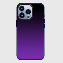 Чехол для iPhone 13 Pro Ночной градиент Фиолетовый, цвет: 3D-тёмно-синий
