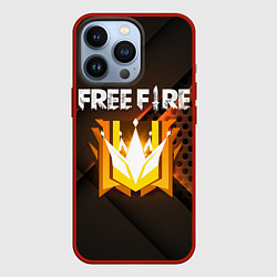 Чехол для iPhone 13 Pro FREE FIRE GRAND MASTER, цвет: 3D-красный