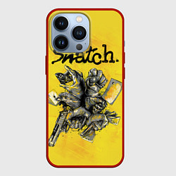 Чехол для iPhone 13 Pro Snatch: Art, цвет: 3D-красный