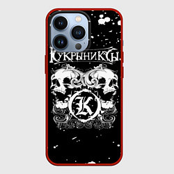 Чехол iPhone 13 Pro Кукрыниксы черепа