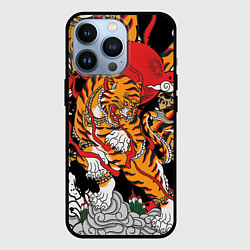 Чехол iPhone 13 Pro Самурайский тигр