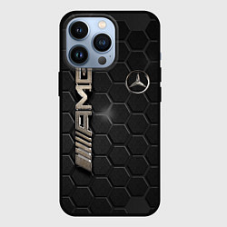 Чехол iPhone 13 Pro MERCEDES LOGO BRONZE