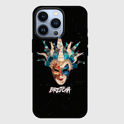 Чехол для iPhone 13 Pro Брейча, цвет: 3D-черный