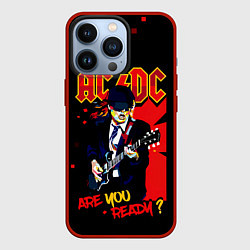 Чехол iPhone 13 Pro ARE YOU REDY? ACDC