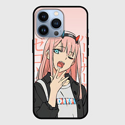 Чехол для iPhone 13 Pro Zero Two Darling in the Franxx, цвет: 3D-черный