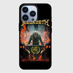 Чехол для iPhone 13 Pro Megadeth, цвет: 3D-черный