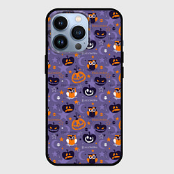 Чехол для iPhone 13 Pro Хэллоуин, цвет: 3D-черный