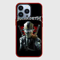 Чехол для iPhone 13 Pro Megadeth, цвет: 3D-красный