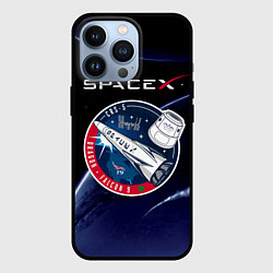 Чехол для iPhone 13 Pro Space X, цвет: 3D-черный