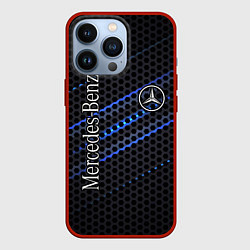 Чехол iPhone 13 Pro MERCEDES LOGO NEON