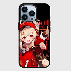 Чехол для iPhone 13 Pro Кли, Genshin Impact, цвет: 3D-черный