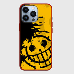 Чехол для iPhone 13 Pro ONE PIECE PIRATES ПИРАТЫ, цвет: 3D-красный