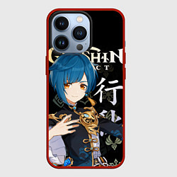 Чехол iPhone 13 Pro Син Цю Genshin Impact
