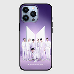 Чехол для iPhone 13 Pro BTS Purple, цвет: 3D-черный