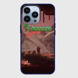 Чехол для iPhone 13 Pro Terraria Тэррария, цвет: 3D-тёмно-синий