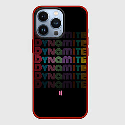 Чехол для iPhone 13 Pro DYNAMITE BTS, цвет: 3D-красный