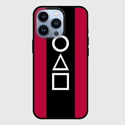 Чехол для iPhone 13 Pro Ojingeo geim - Стражи, цвет: 3D-черный