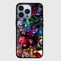 Чехол для iPhone 13 Pro Лига Легенд, чемпионы, цвет: 3D-черный