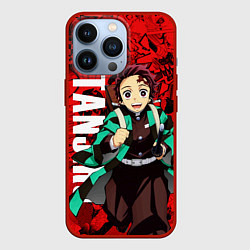 Чехол для iPhone 13 Pro Танджиро Камадо ,Клинок, рассекающий демонов, цвет: 3D-красный