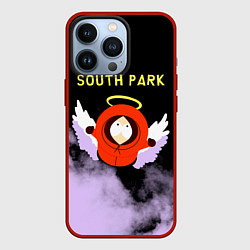 Чехол для iPhone 13 Pro Кенни реально умер Южный парк, цвет: 3D-красный