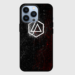 Чехол для iPhone 13 Pro Linkin Park Logo Линкин Парк, цвет: 3D-черный