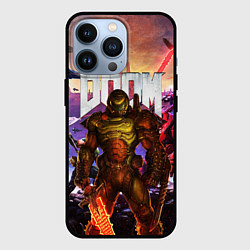 Чехол iPhone 13 Pro DOOM ETERNAL ДУМ БИТВА В АДУ