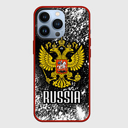 Чехол для iPhone 13 Pro Russia, цвет: 3D-красный