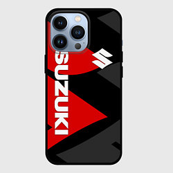 Чехол iPhone 13 Pro SUZUKI СУЗУКИ RED LOGO