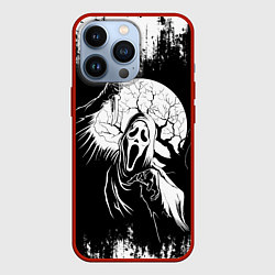 Чехол для iPhone 13 Pro Крик Хэллоуин Хоррор Scream Halloween, цвет: 3D-красный