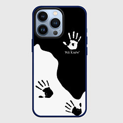 Чехол для iPhone 13 Pro TES WE KNOW МЫ ЗНАЕМ, цвет: 3D-тёмно-синий