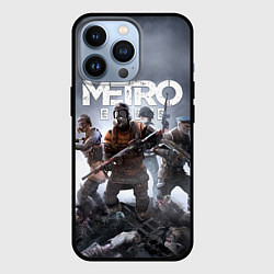 Чехол iPhone 13 Pro МЕТРО ИСХОД АРТЁМ ,ЯДЕРНАЯ ЗИМА METRO EXODUS