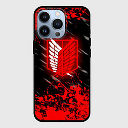 Чехол iPhone 13 Pro Атака Титанов: Red