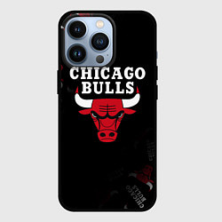 Чехол для iPhone 13 Pro ЧИКАГО БУЛЛС БЫКИ CHICAGO BULLS, цвет: 3D-черный