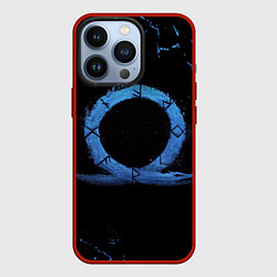 Чехол для iPhone 13 Pro GOD OF WAR LOGO ЭМБЛЕМА РАГНАРЁК, цвет: 3D-красный