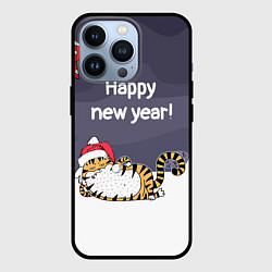 Чехол для iPhone 13 Pro Happy New Year 2022 Тигр, цвет: 3D-черный