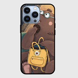 Чехол для iPhone 13 Pro Мечтающий медведь, цвет: 3D-черный