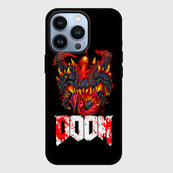 Чехол для iPhone 13 Pro Какодемон Cacodemon Doom, цвет: 3D-черный
