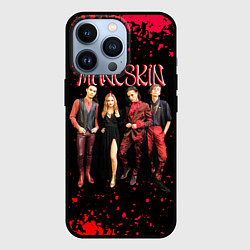 Чехол для iPhone 13 Pro Maneskin Лунный свет, рок - группа, цвет: 3D-черный
