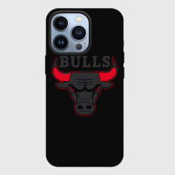 Чехол iPhone 13 Pro CHICAGO BULLS ЧИКАГО БУЛЛС ЯРОСТЬ БЫКА