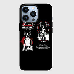Чехол iPhone 13 Pro Бостон-Терьер Boston Terrier