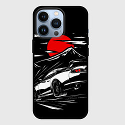 Чехол iPhone 13 Pro Toyota Supra: Red Moon