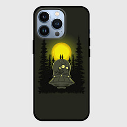 Чехол iPhone 13 Pro Шокированный пришелец в лесу