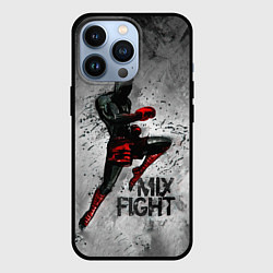 Чехол для iPhone 13 Pro MIX FIGHT, цвет: 3D-черный