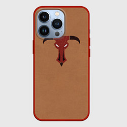 Чехол для iPhone 13 Pro Минотавры цвет ордена, цвет: 3D-красный