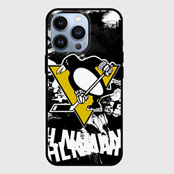 Чехол для iPhone 13 Pro Питтсбург Пингвинз Pittsburgh Penguins, цвет: 3D-черный