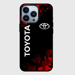 Чехол iPhone 13 Pro TOYOTA MILITARY PIXEL BLACK RED