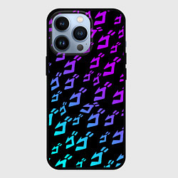 Чехол iPhone 13 Pro JOJOS BIZARRE ADVENTURE NEON PATTERN НЕОН УЗОР