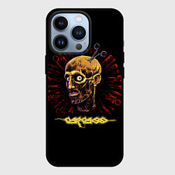 Чехол для iPhone 13 Pro Carcass, Necroticism, цвет: 3D-черный