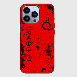 Чехол iPhone 13 Pro God of War Брызги крови